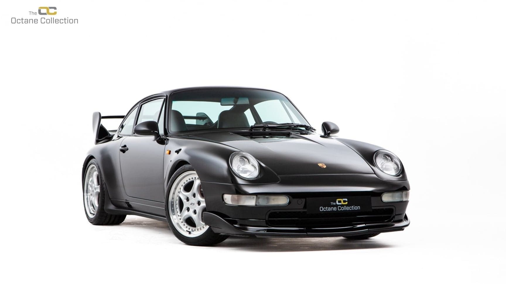 PORSCHE 993 CARRERA RS // C00 GERMAN DELIVERED // SCHWARZ // M471 CLUBSPORT SPOILER PACK // FACTORY AIR CONDITIONING